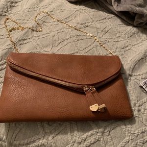 Vici dolls urban expression clutch w/ gold chain